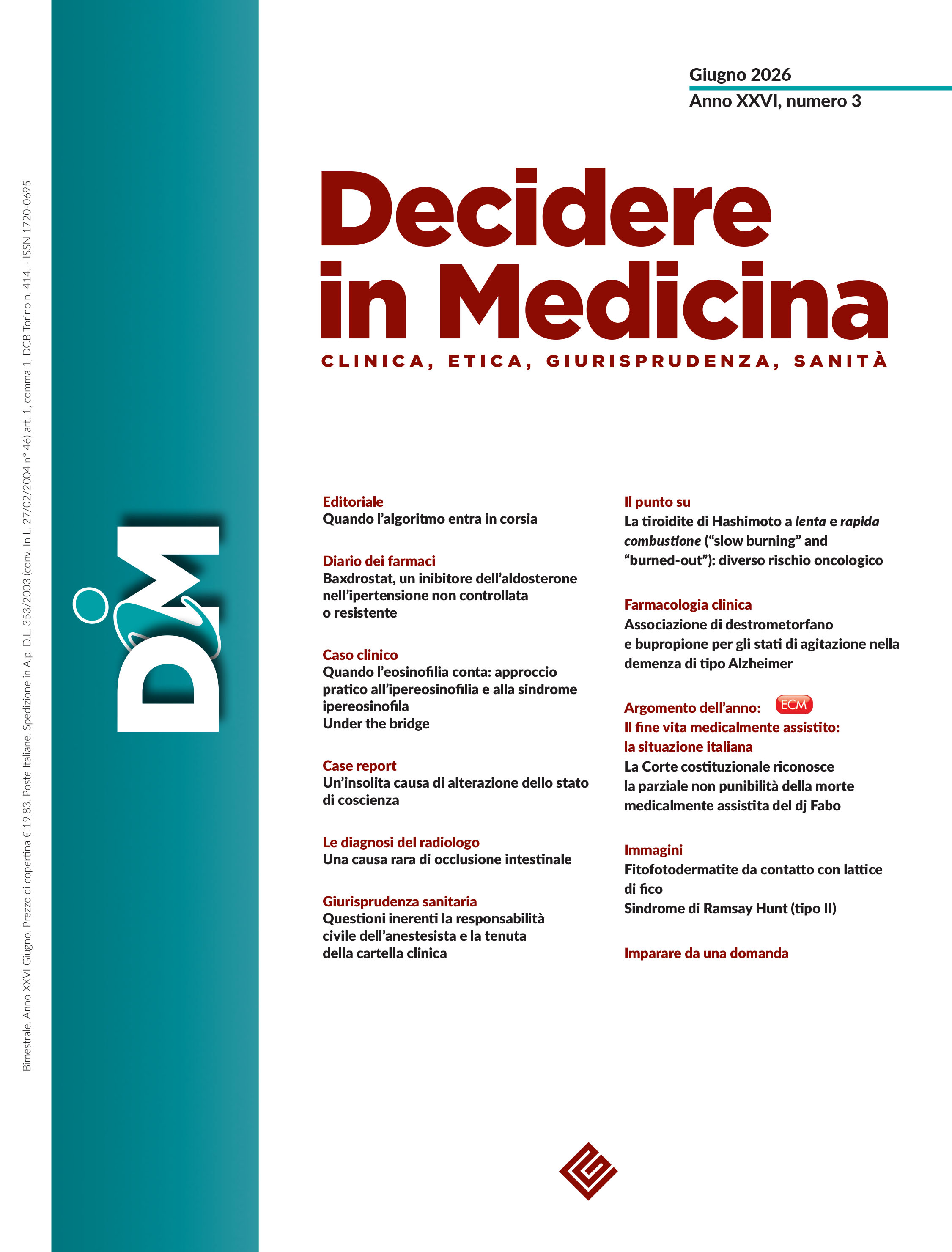 Decidere in Medicina 06 2026